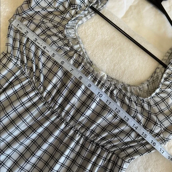 Ultra Flirt Plaid Babydoll Emma Dress Size Medium Jnr - Picture 7 of 8
